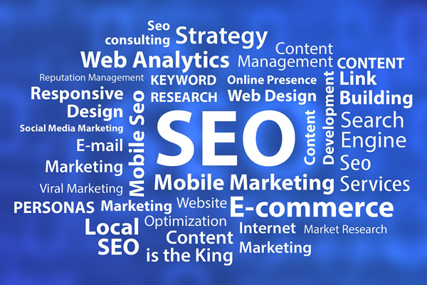 Image showing all the components of digital marketing with the biggest showing as SEO. Other words include: seo consulting, Stategy, Web Analytics, Content Management, Content Link Building, Reputation Management, Keyword Research, Online Presensce, Web Design, Content Development, Resposive Design, Social Media Marketing, E-mail marketing, Viral Marketing, Personas, Marketing, Mobile Marketing, Search Engine SEO Services, E-Commerce, Local SEO, Content is the King, Internet Marekting, Market Research