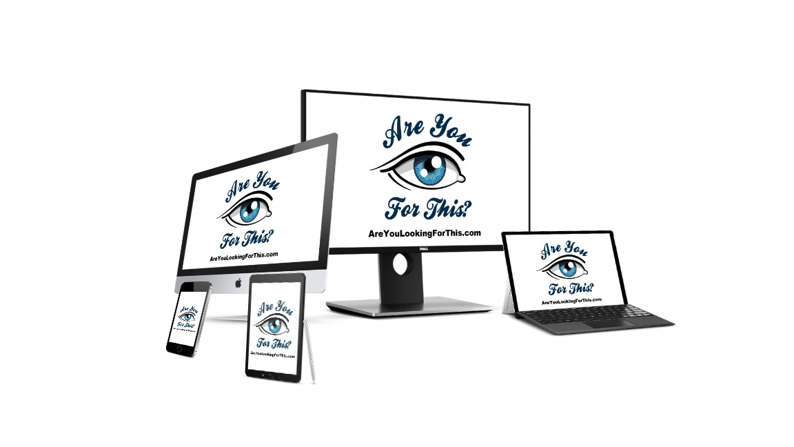 Responsive website design image by Are You Looking For This? Digital Marketing Services highlighting the view of a responsive website design on windows, mac, laptop, tablet, and smartphone